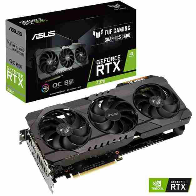 Asus TUF Gaming RTX 3070 OC Edition 8GB GDDR6 Graphics...