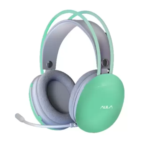 AULA S505 Wired Gaming Headphone with Transparent RGB L...