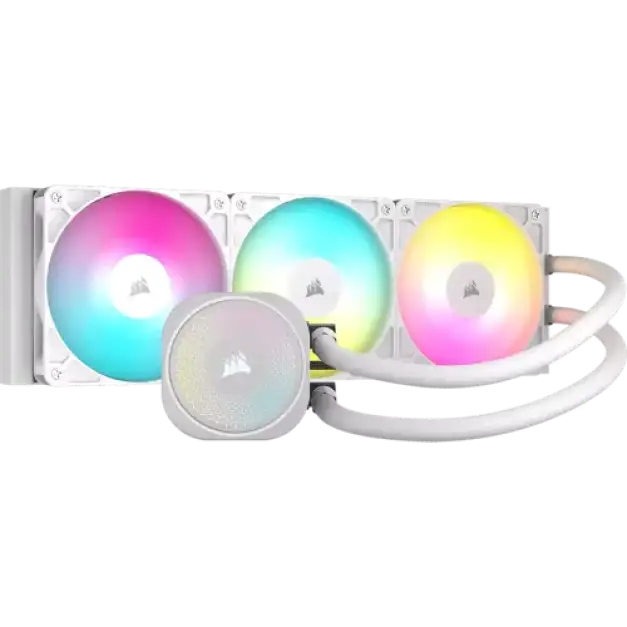 Corsair NAUTILUS 360 RS ARGB 360mm Liquid CPU Cooler White