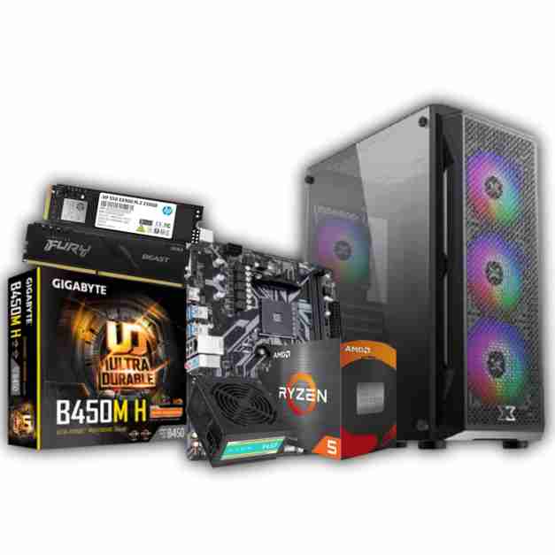 AMD RYZEN 5 5600G PROCESSOR WITH RADEON GRAPHICS BUDGET PC
