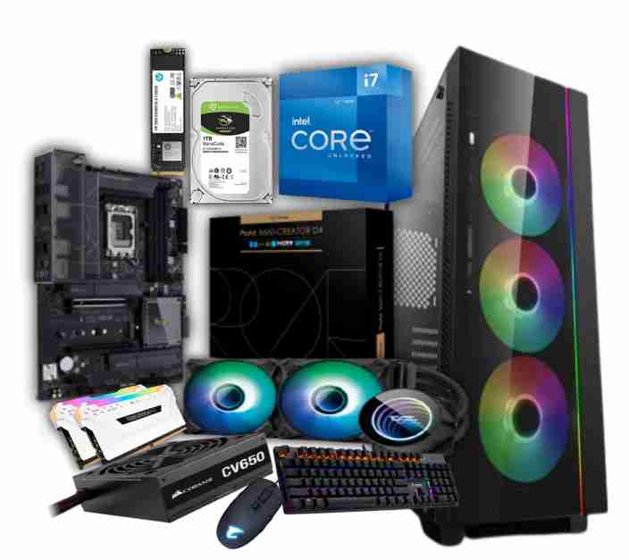 Intel Core I7 12Th Gen 12700K Processor Gaming Pc Basic...