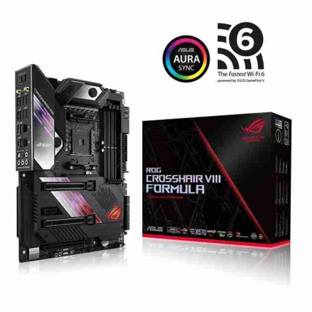 Asus Rog Crosshair X570 VIII Formula AMD ATX Gaming Mot...