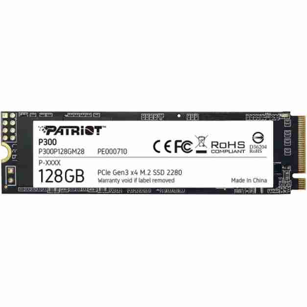 Patriot SSD P300 M.2 PCIe Gen 3 x4 128GB