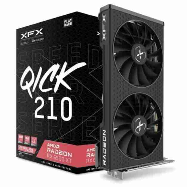 XFX Speedster QICK 210 AMD Radeon RX 6500 XT BLACK 4GB 